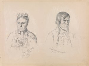 Mari Aslaksdatter und Anders How aus Sigdal von Adolph Tidemand